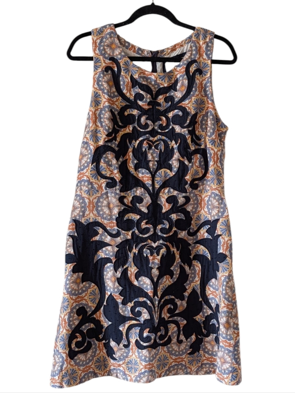 Anthropologie/Vanessa Virginia , Owen, Embroidered Shift Dress. Size 12